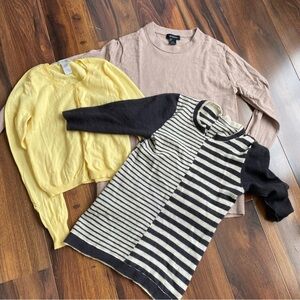 Cashmere & Wool Fabric Lot for Repurpose or Upcycle 3 Pieces